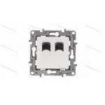 Legrand Niloé 2xRJ45 fehér 664774