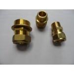 Réz roppantógyűrűs egyenes külső menetes csatlakozók