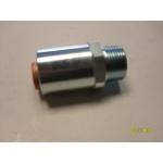 KPE gázcső csatlakozó, menetes