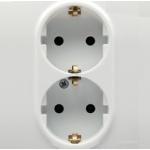 Legrand Niloé dugalj (dupla csatlakozóaljzat) 2x2P-F