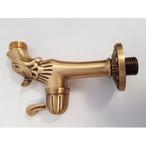 Kerticsap réz sárkányfejes félforditós 1/2"